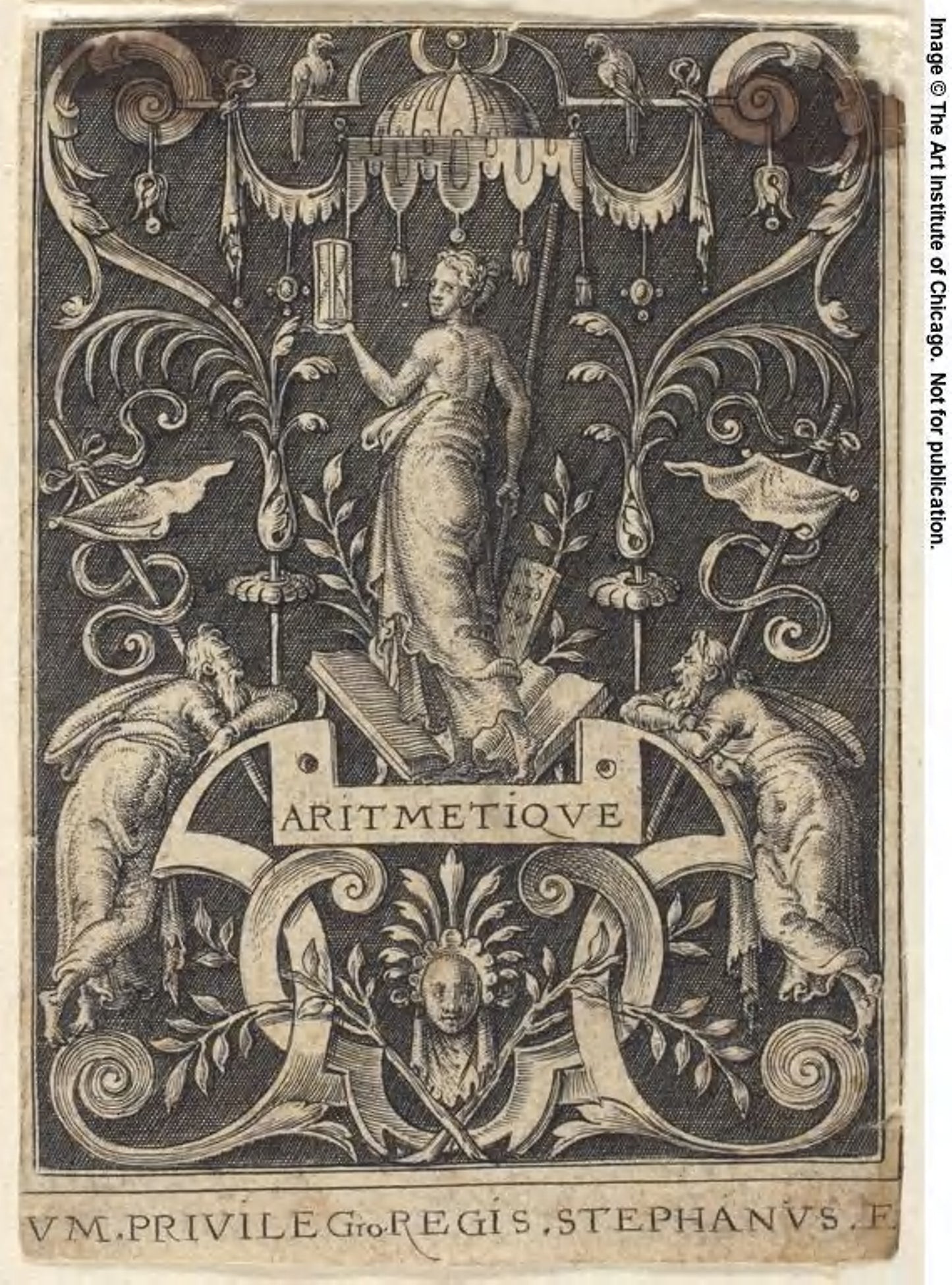 Arithmetic -  Etienne Delaune,  Poster Print Wall Art