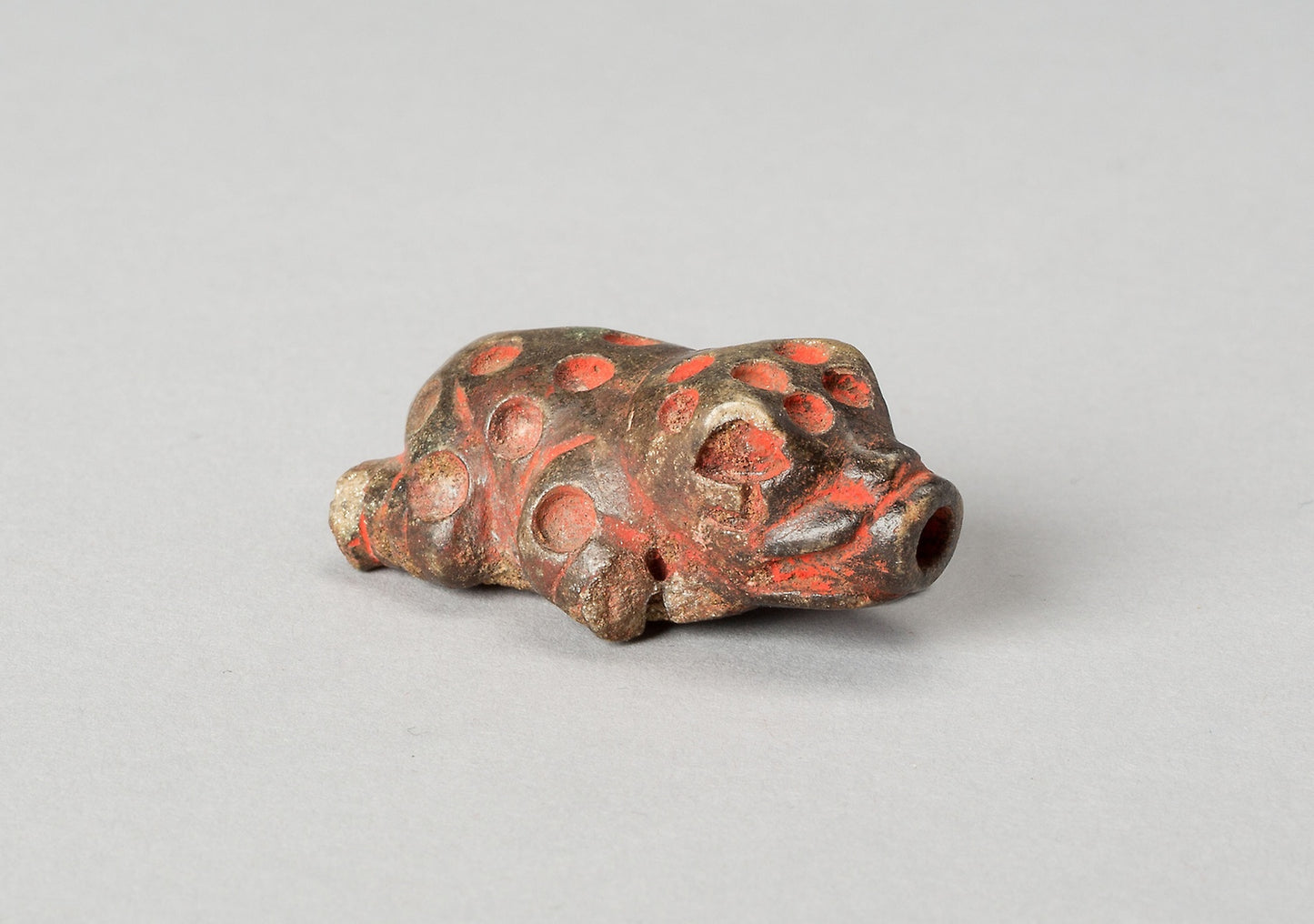 Container for Lime in the Shape of a Frog -  Tiwanaku-Wari,  Poster Print Wall Art