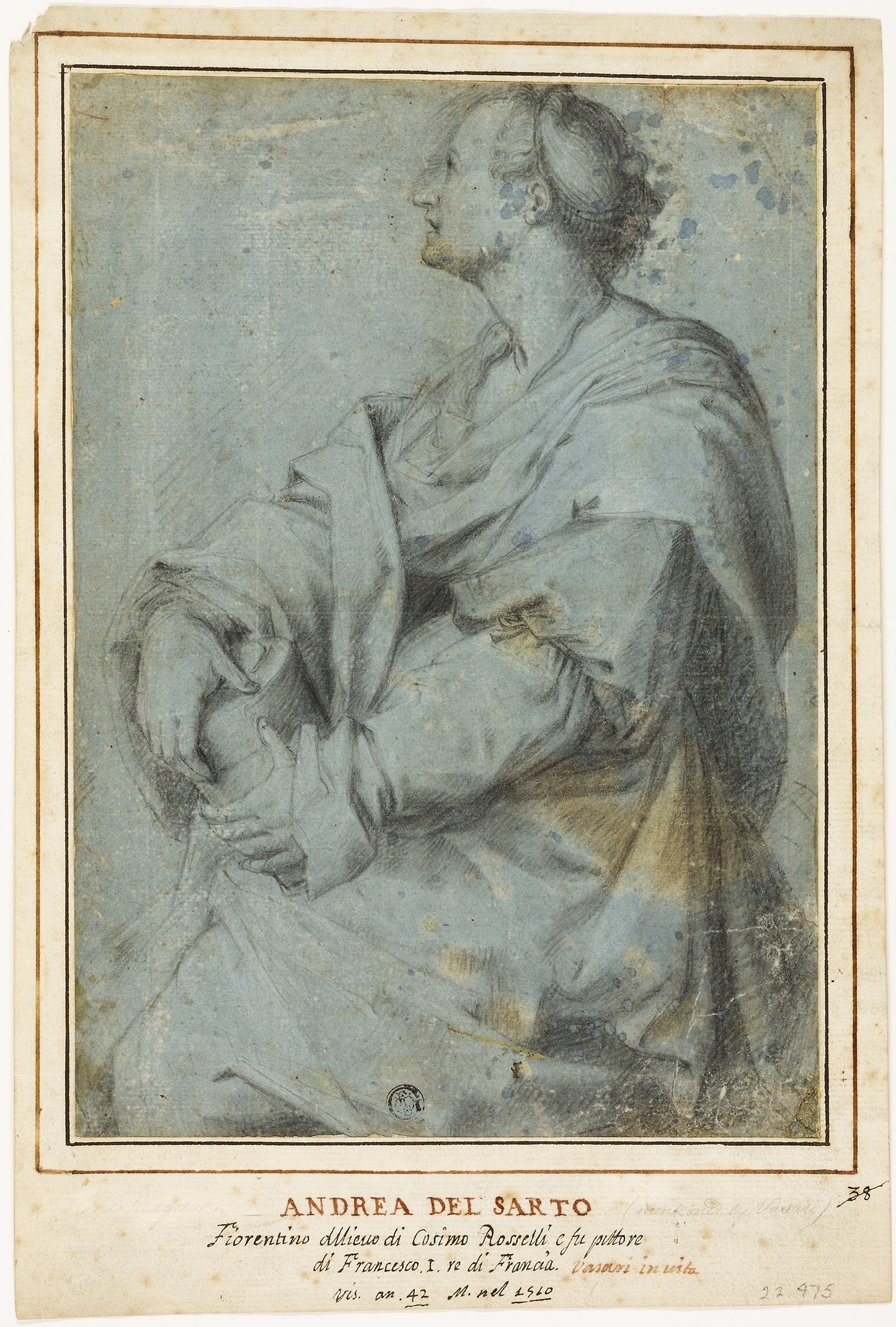 Saint Mary Magdalene -  After Andrea del Sarto,  Poster Print Wall Art