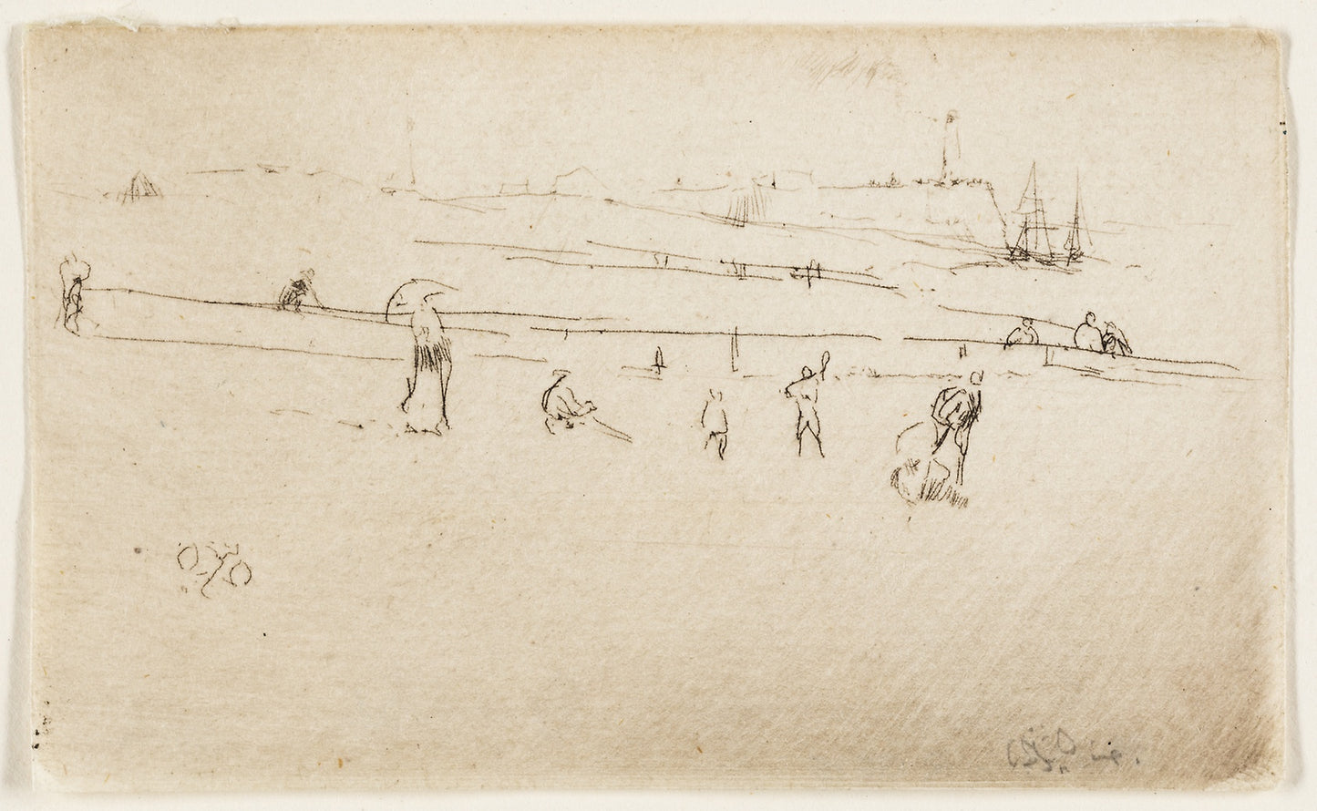 Dieppe -  James McNeill Whistler,  Poster Print Wall Art