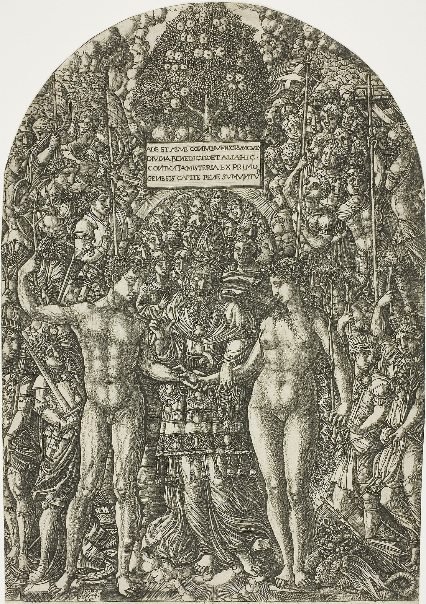 Marriage of Adam and Eve -  Jean Duvet,  Poster Print Wall Art