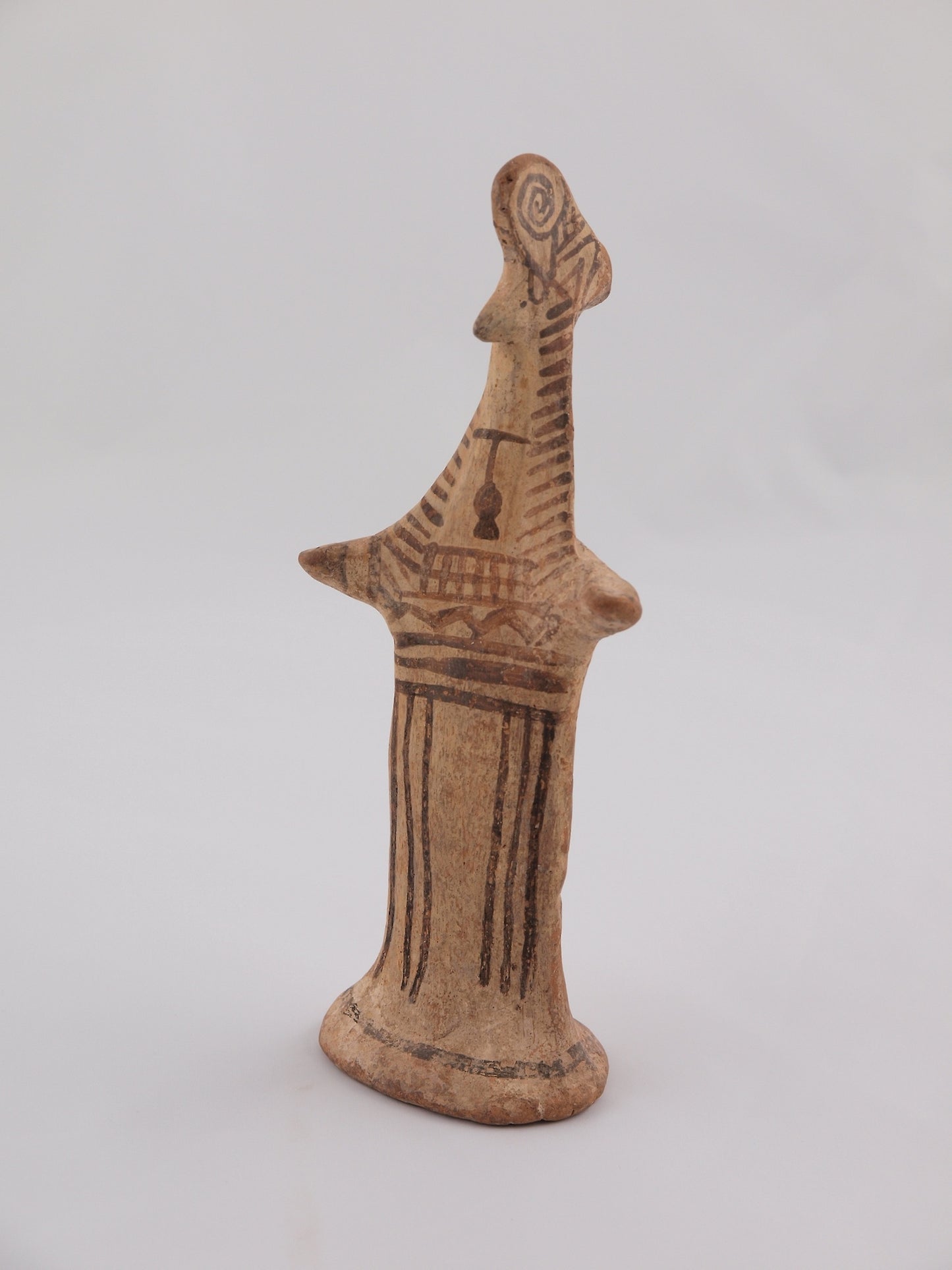 Statuette of a Goddess -  Greek; Boeotia,  Poster Print Wall Art