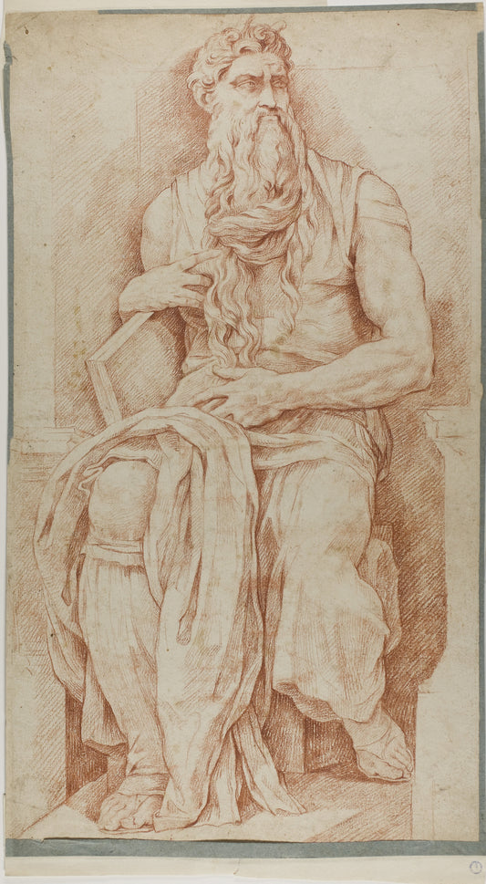 Moses: after Michelangelo Buonarroti,16x12"(A3) Poster