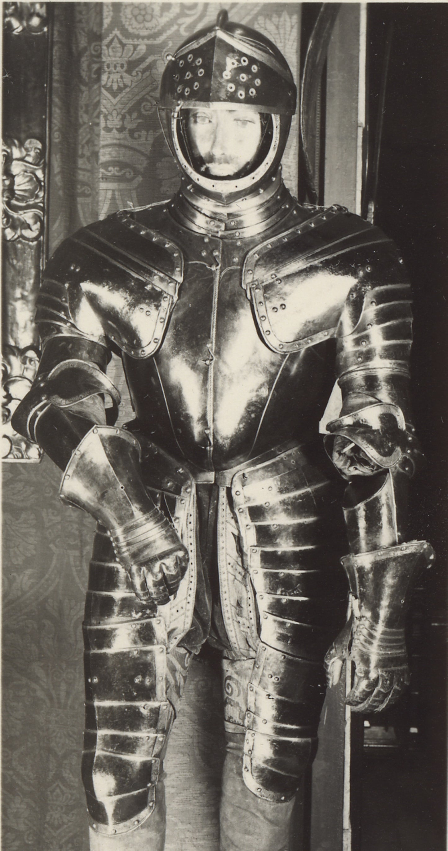 Elements of Three-Quarter Armor -  German or Austrian,  Poster Print Wall Art