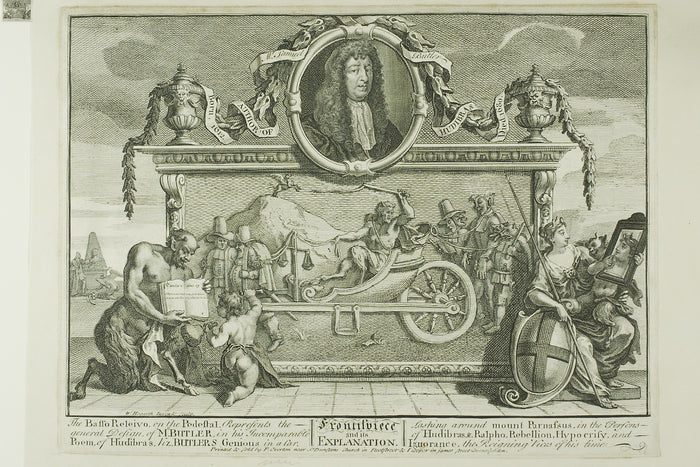 Frontispiece, plate one from Hudibras: William Hogarth,16x12