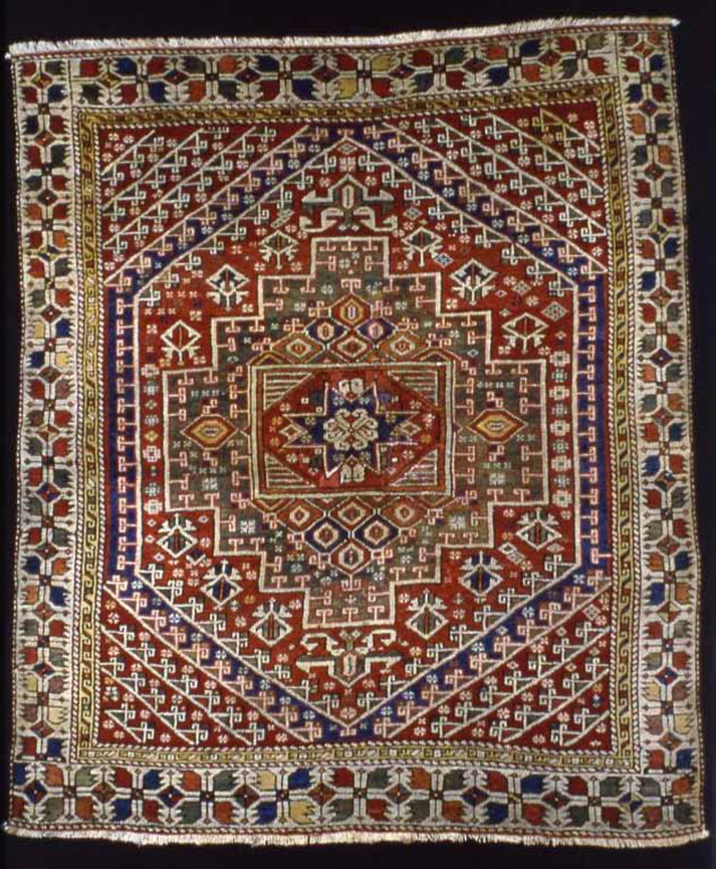 Carpet -  Turkey, Anatolia, West or Central,  Poster Print Wall Art