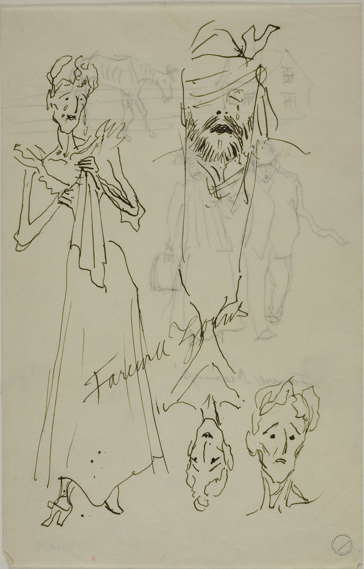 Farewell Zorns (recto); Farewell Deerings (verso) -  Anders Zorn,  Poster Print Wall Art