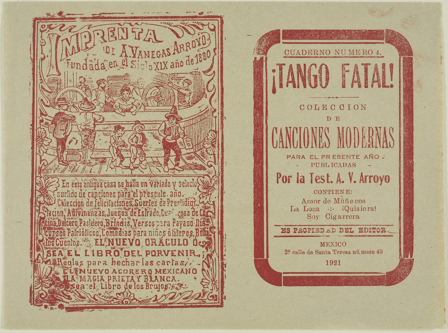 Fatal Tango! -  José Guadalupe Posada,  Poster Print Wall Art