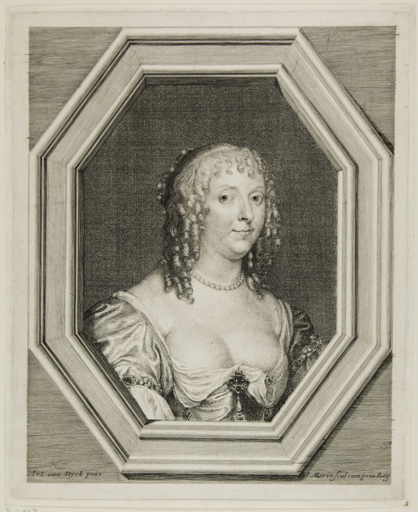 Anne-Sophie Herbert, Comtess de Carnarvon -  Jean Morin,  Poster Print Wall Art