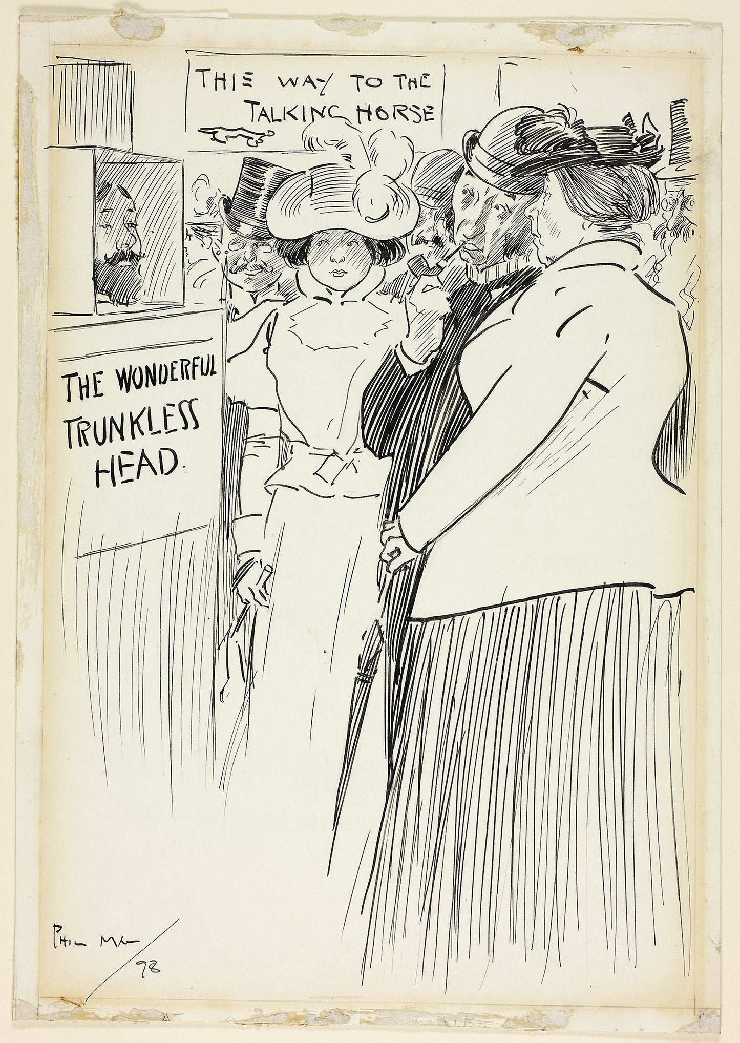 At a County Fair -  Philipp William May,  Poster Print Wall Art