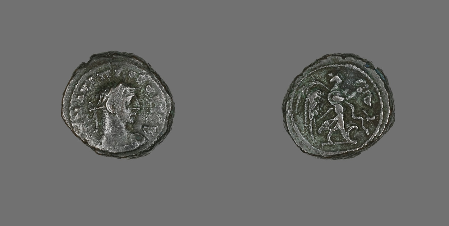Tetradrachm (Coin) Portraying Emperor Probus -  Roman,  Poster Print Wall Art