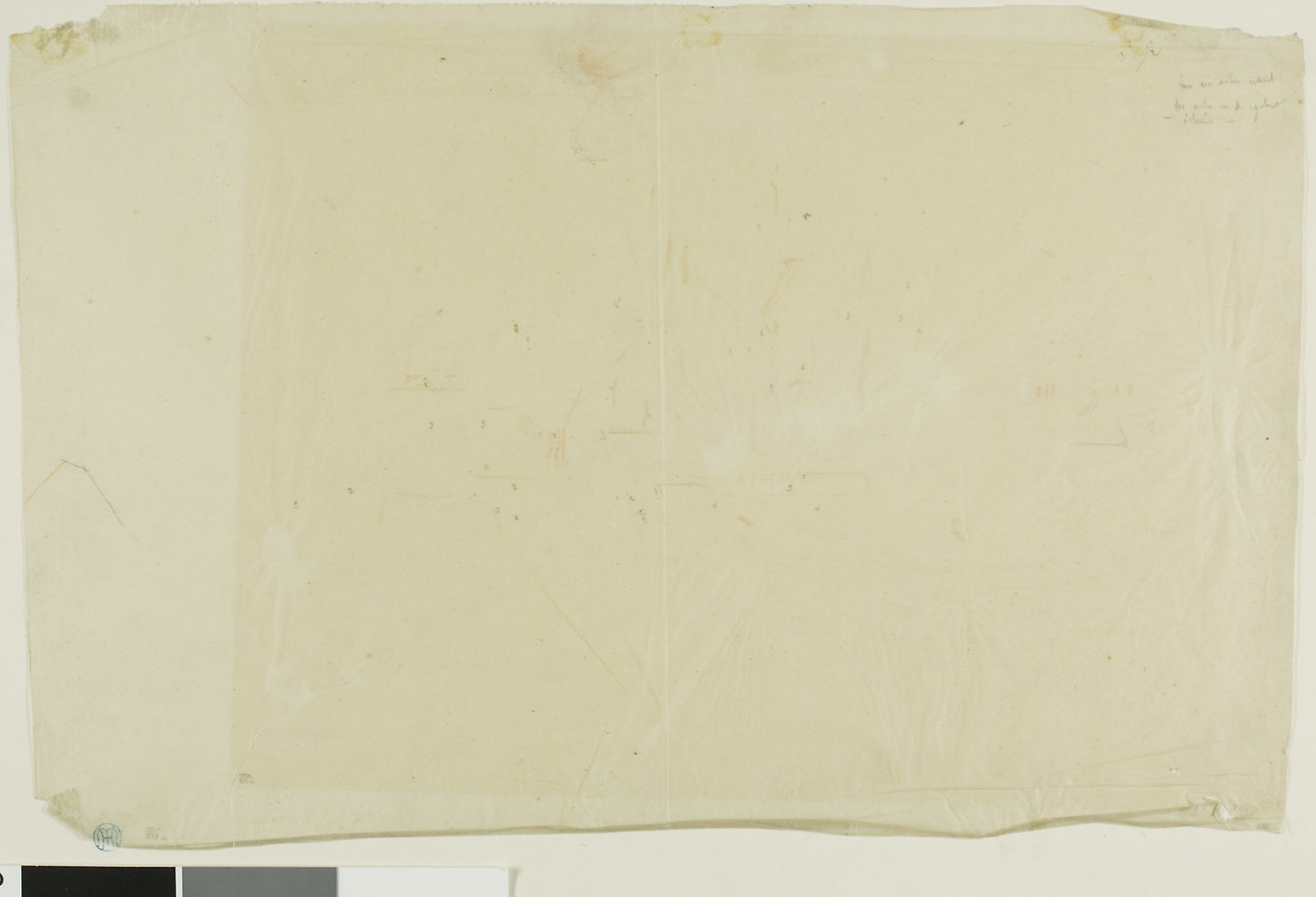 Diagrammatic sketch of building -  Charles Meryon,  Poster Print Wall Art