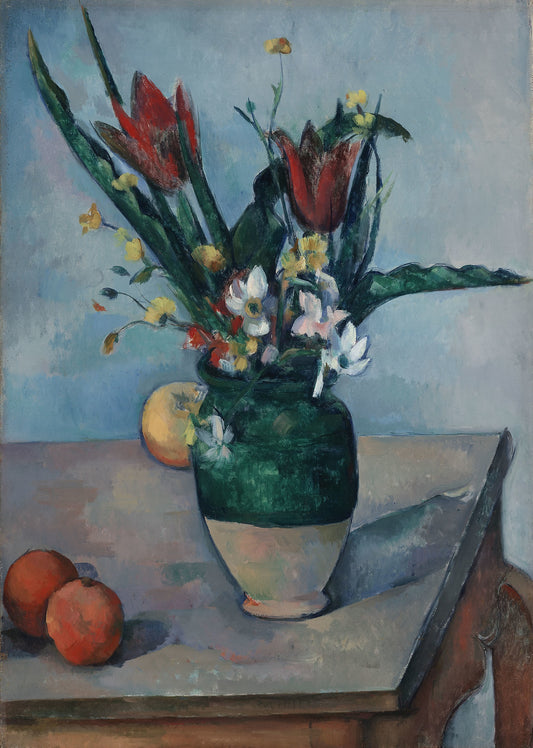 The Vase of Tulips: Paul Cézanne,16x12"(A3) Poster