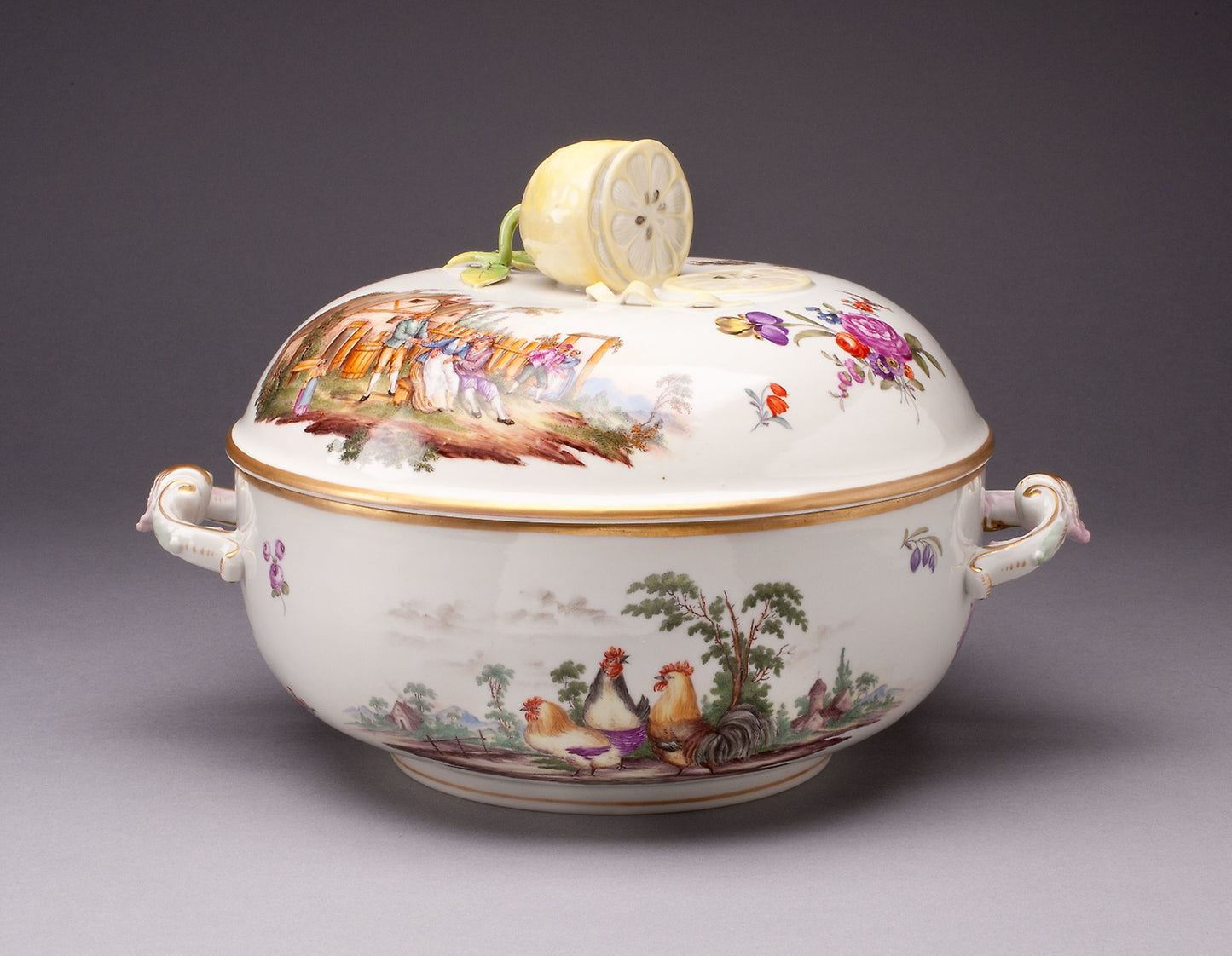 Tureen -  Gotha Porcelain Factory,  Poster Print Wall Art
