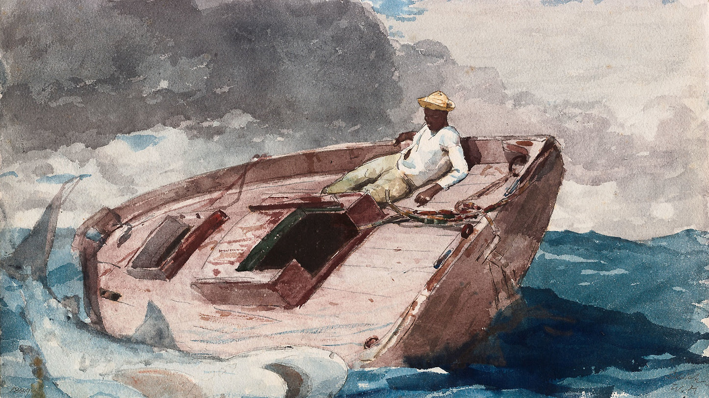 The Gulf Stream -  Winslow Homer,  Poster Print Wall Art