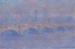 Waterloo Bridge, Sunlight Effect: Claude Monet,16x12"(A3) Poster