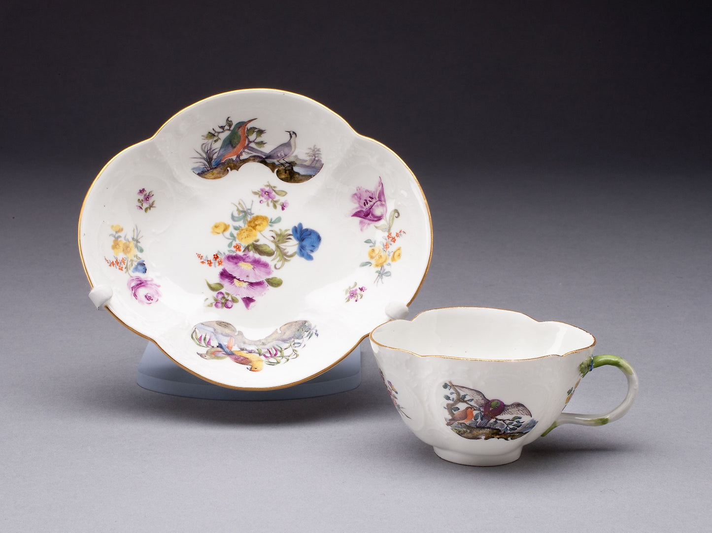 Cup and Saucer -  Meissen Porcelain Manufactory,  Poster Print Wall Art