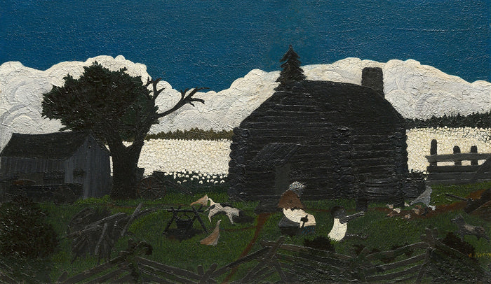 Cabin in the Cotton: Horace Pippin,16x12