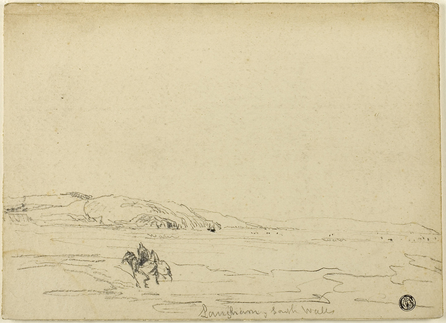 Langham, South Wales -  David Cox, the elder,  Poster Print Wall Art