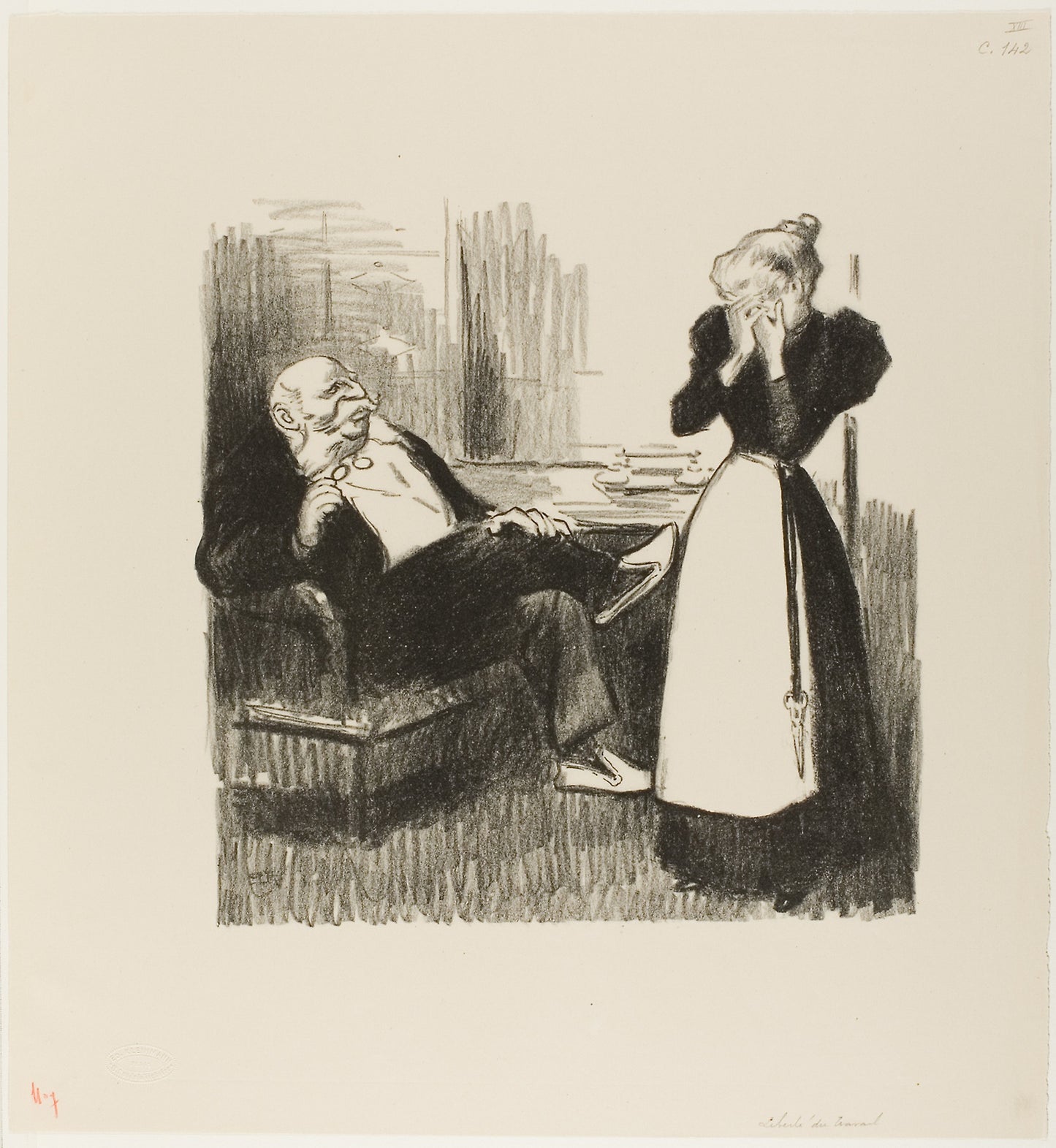 Freedom from Labor -  Théophile-Alexandre Steinlen,  Poster Print Wall Art