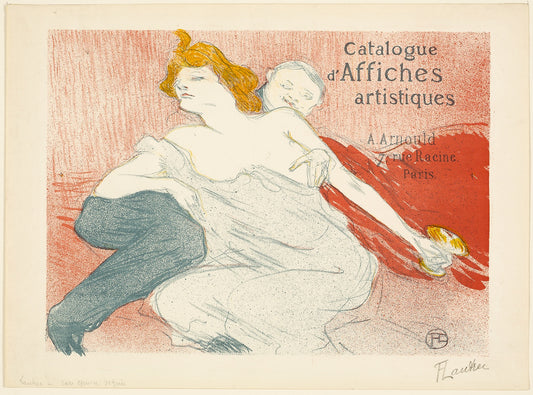 Debauchery (second plate): Henri de Toulouse-Lautrec,16x12"(A3) Poster