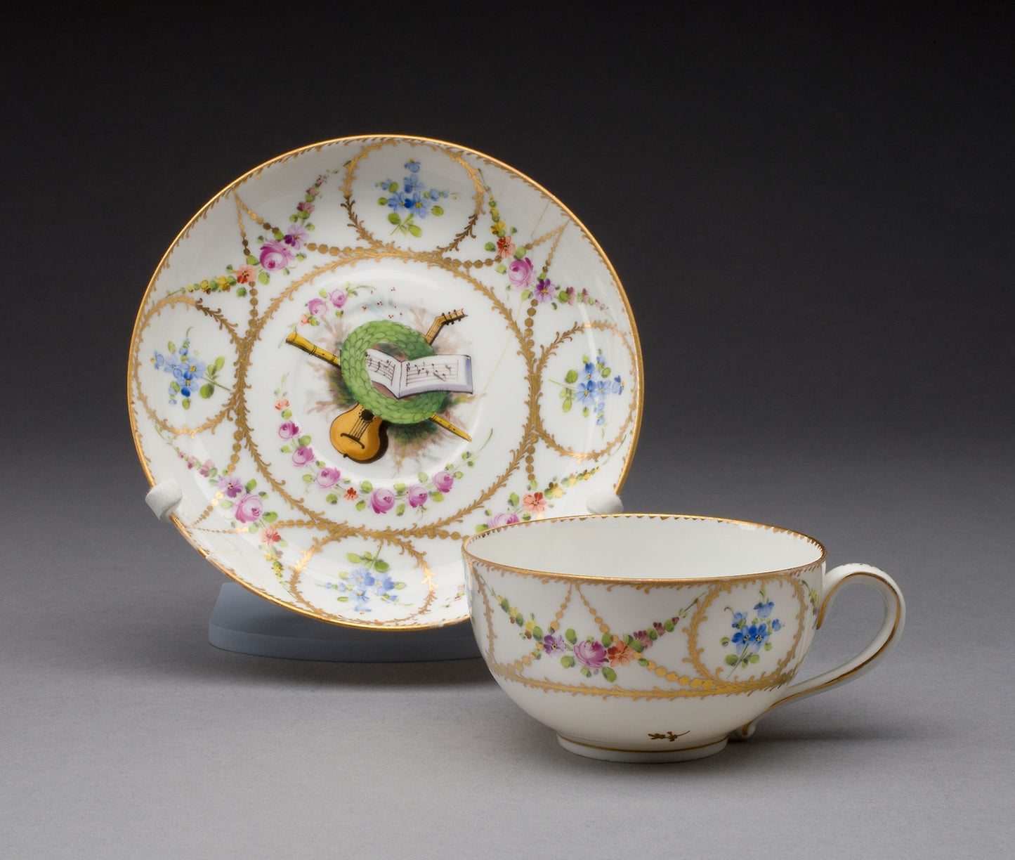 Cup and Saucer -  Nyon Porcelain Factory,  Poster Print Wall Art