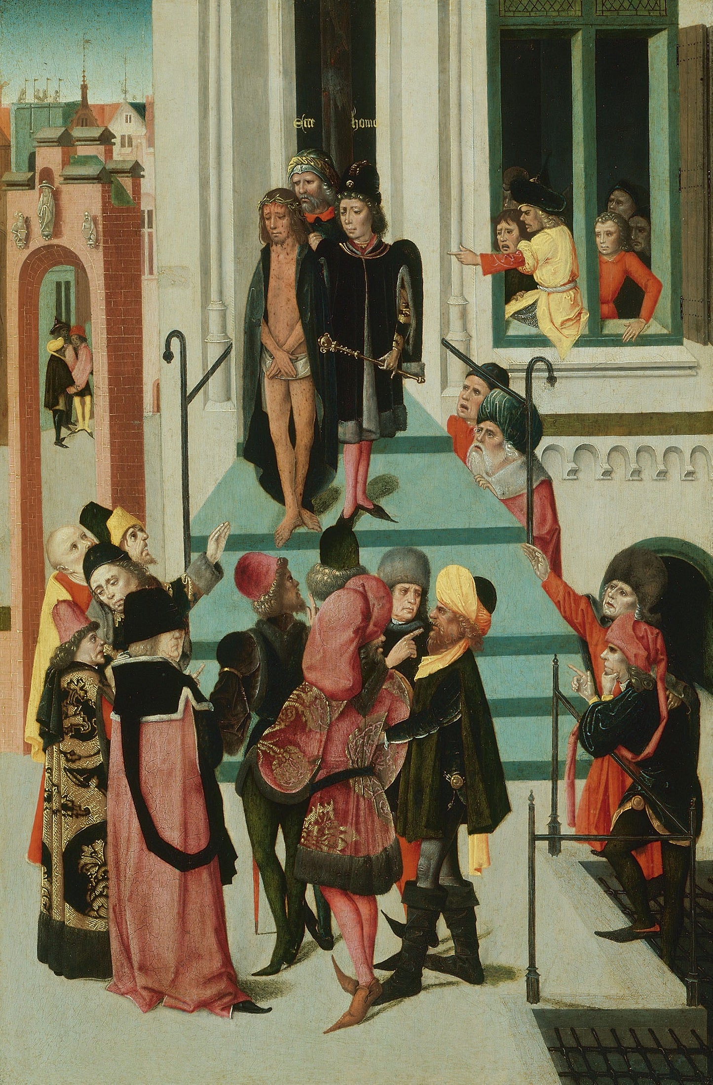 Christ Presented to the People -  North Netherlandish,  Poster Print Wall Art