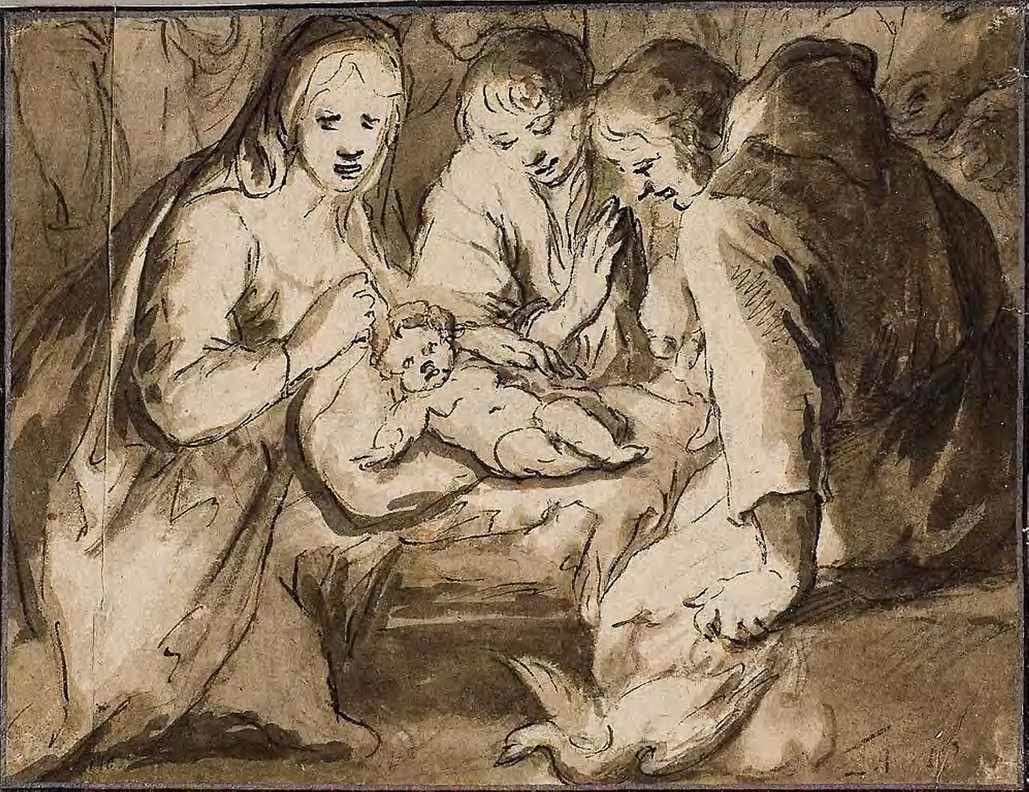 Adoration of the Shepherds -  Jan Harmensz Muller,  Poster Print Wall Art