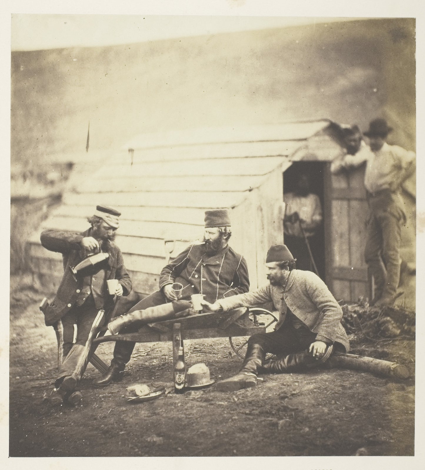 Hardships in the Camp -  Roger Fenton,  Poster Print Wall Art