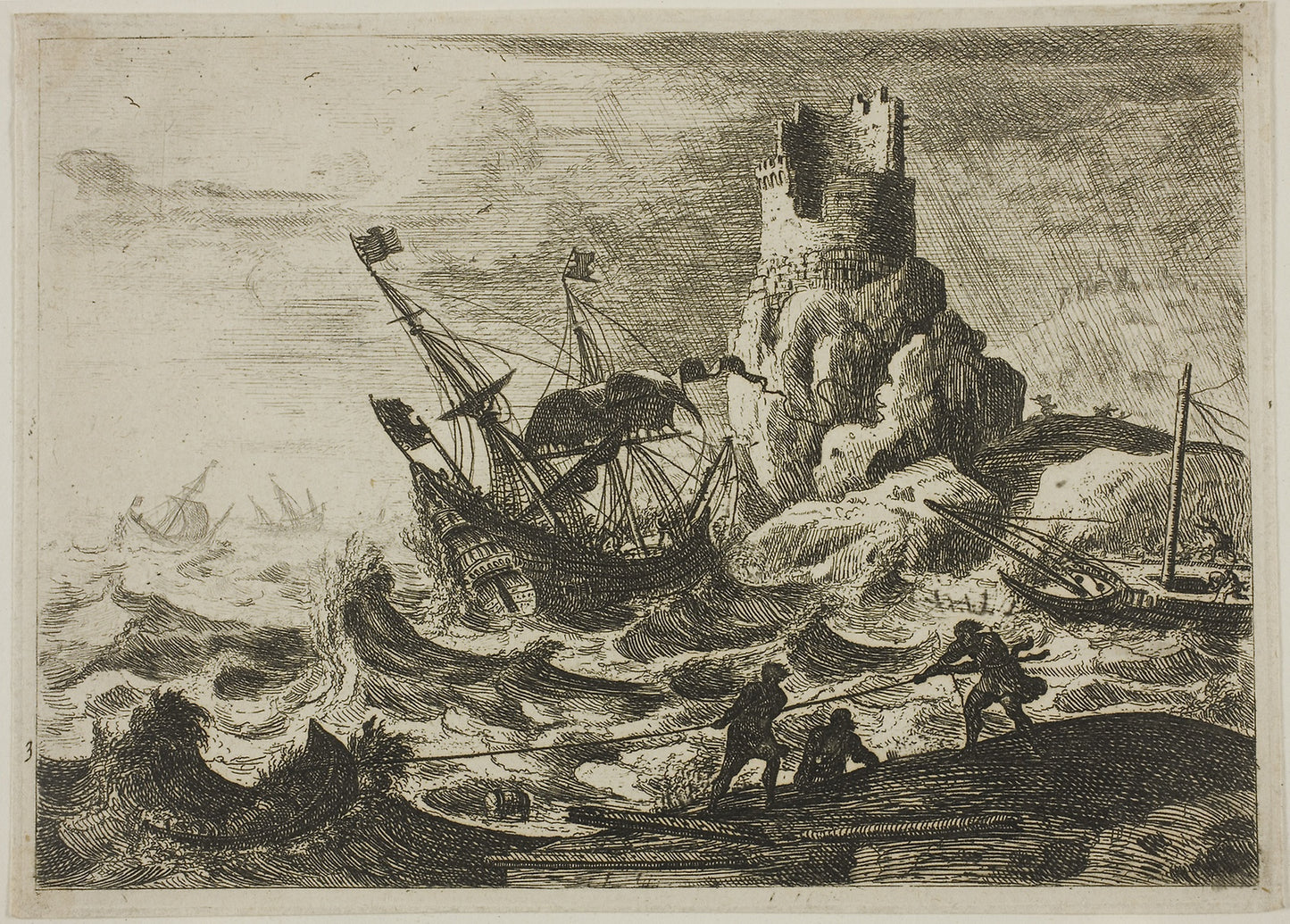 The Shipwreck -  Claude Lorrain,  Poster Print Wall Art