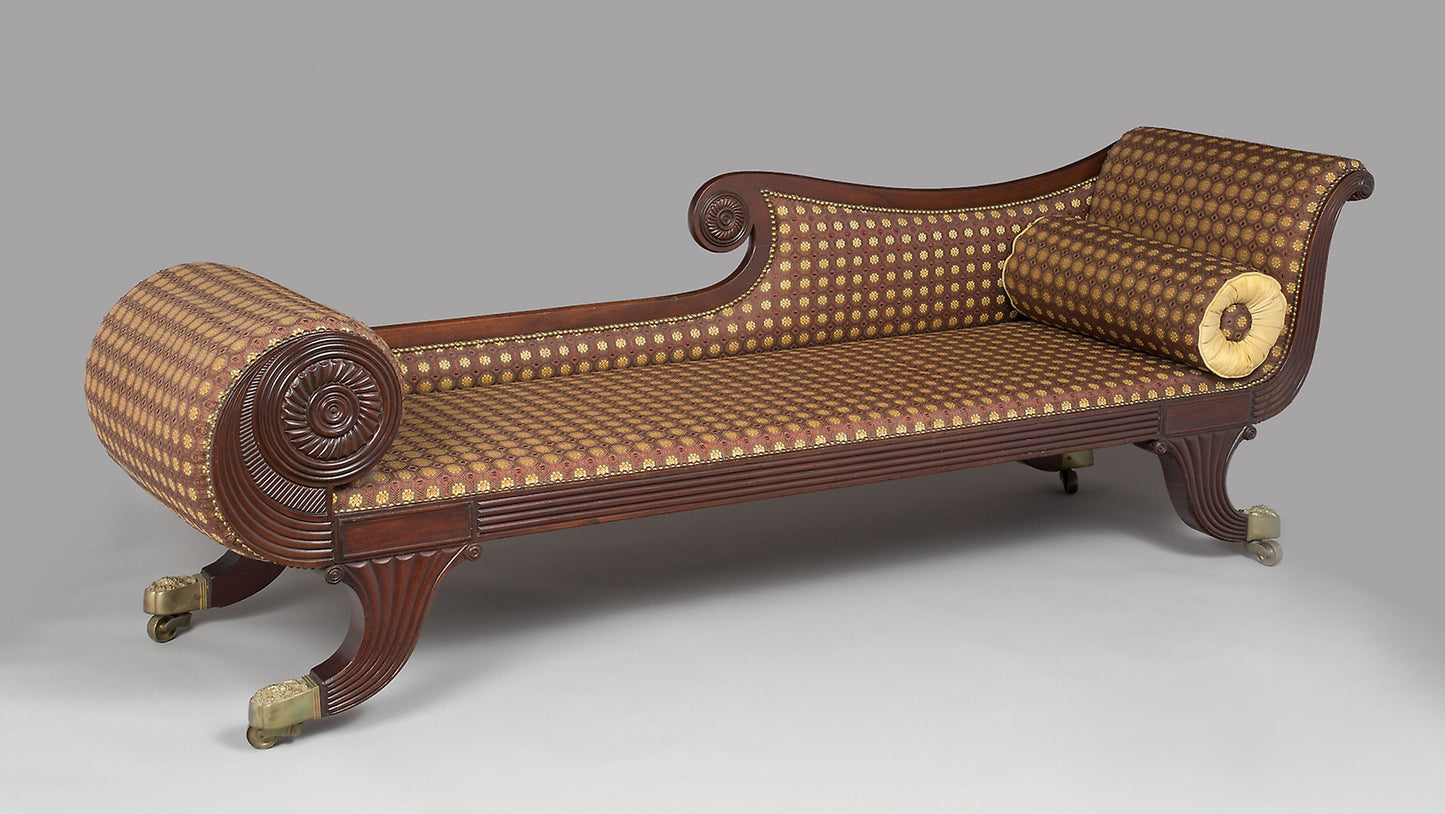 Grecian Couch -  Artist unknown,  Poster Print Wall Art