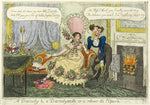 A Dandy & a Dandyzette by  George Cruikshank (English, 1792-1878), 23x16"( A2 size ) Poster Print