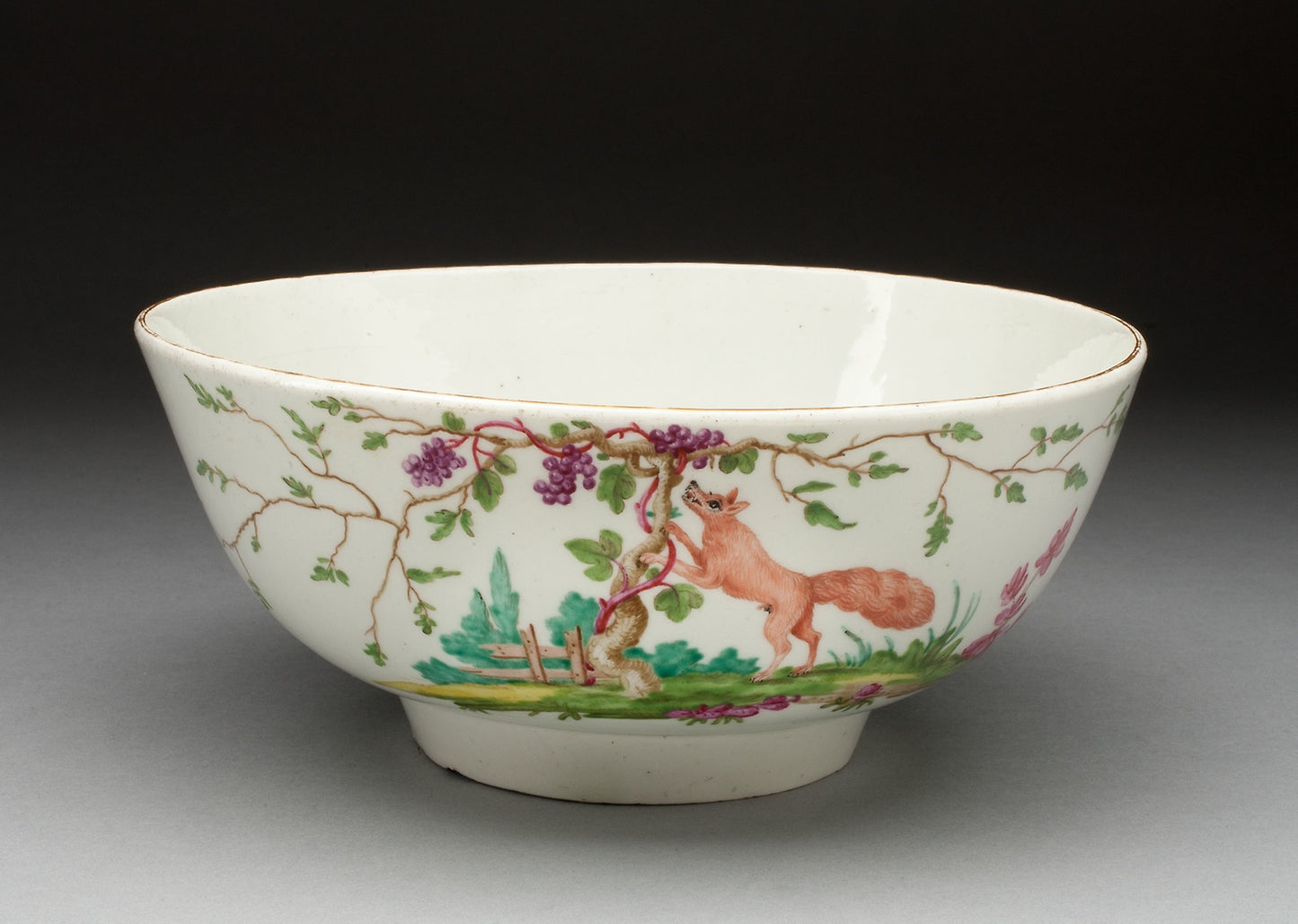 Punch Bowl -  Worcester Porcelain Factory,  Poster Print Wall Art