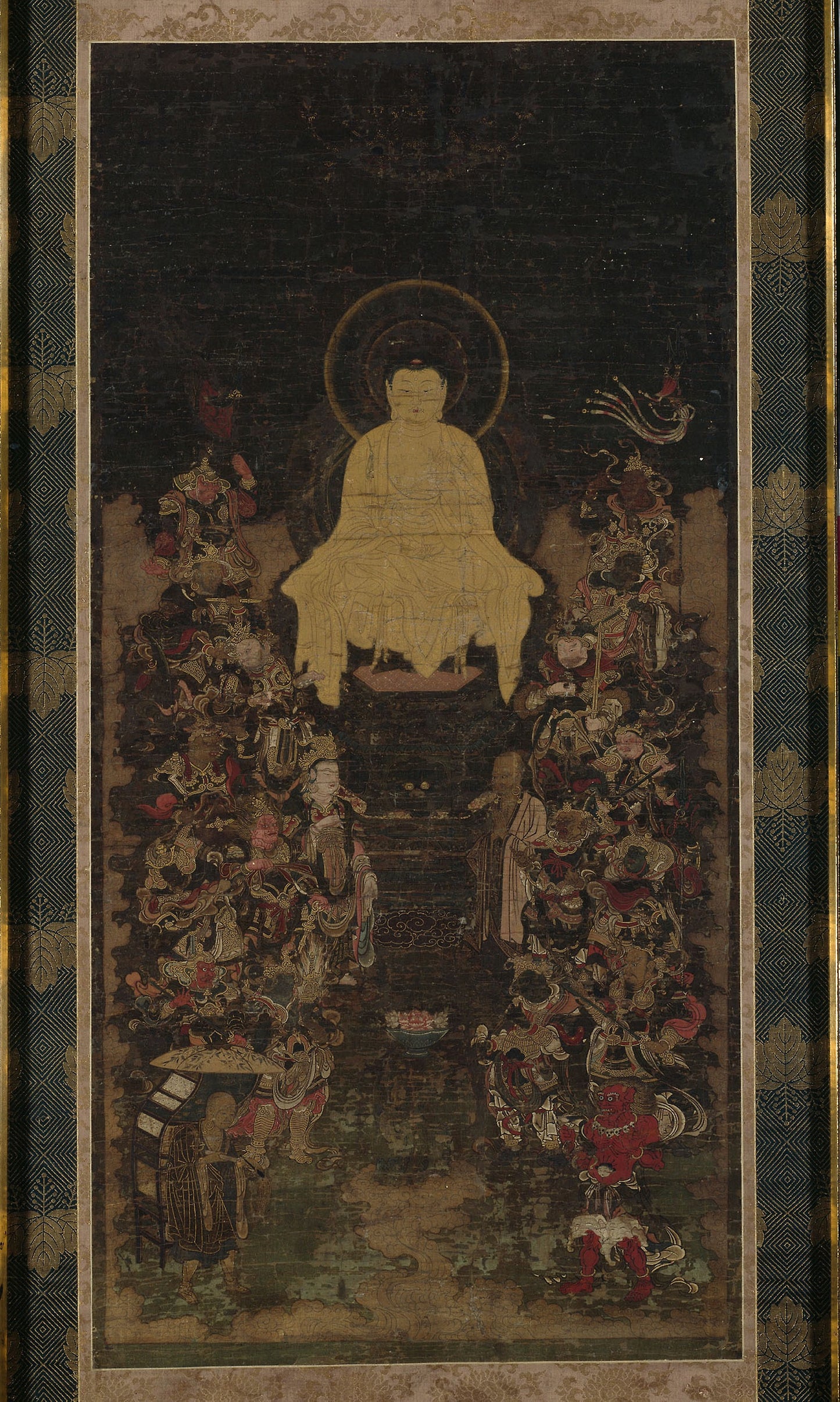 The Buddha Preaching the “Perfection of Wisdom” (Prajnaparamita) Sutra -  Artist Unknown,  Poster Print Wall Art