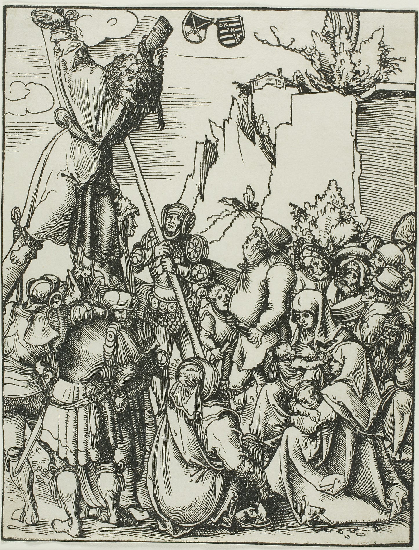 Saint Andrew, from The Martyrdom of the Apostles -  Lucas Cranach the Elder,  Poster Print Wall Art