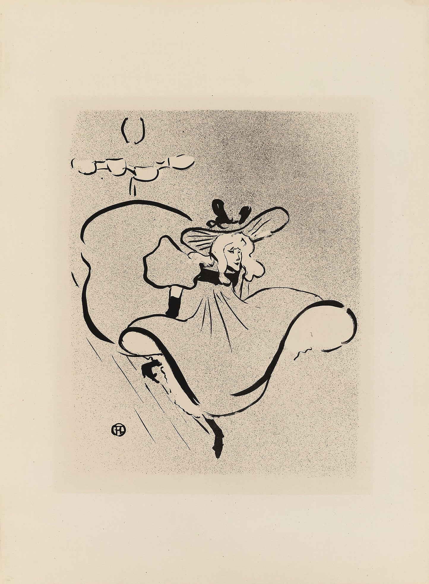 Jane Avril, from Le Café-Concert: Henri de Toulouse-Lautrec (French, 1864-1901),16x12"(A3) Poster