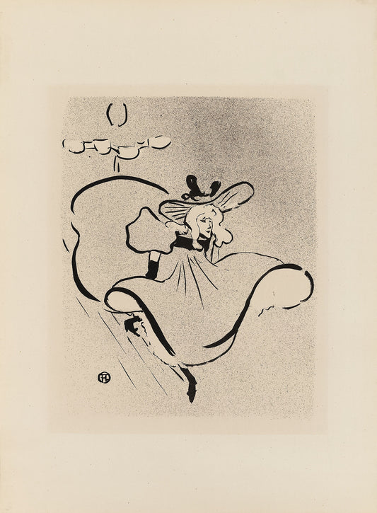 Jane Avril, from Le Café-Concert: Henri de Toulouse-Lautrec (French, 1864-1901),16x12"(A3) Poster