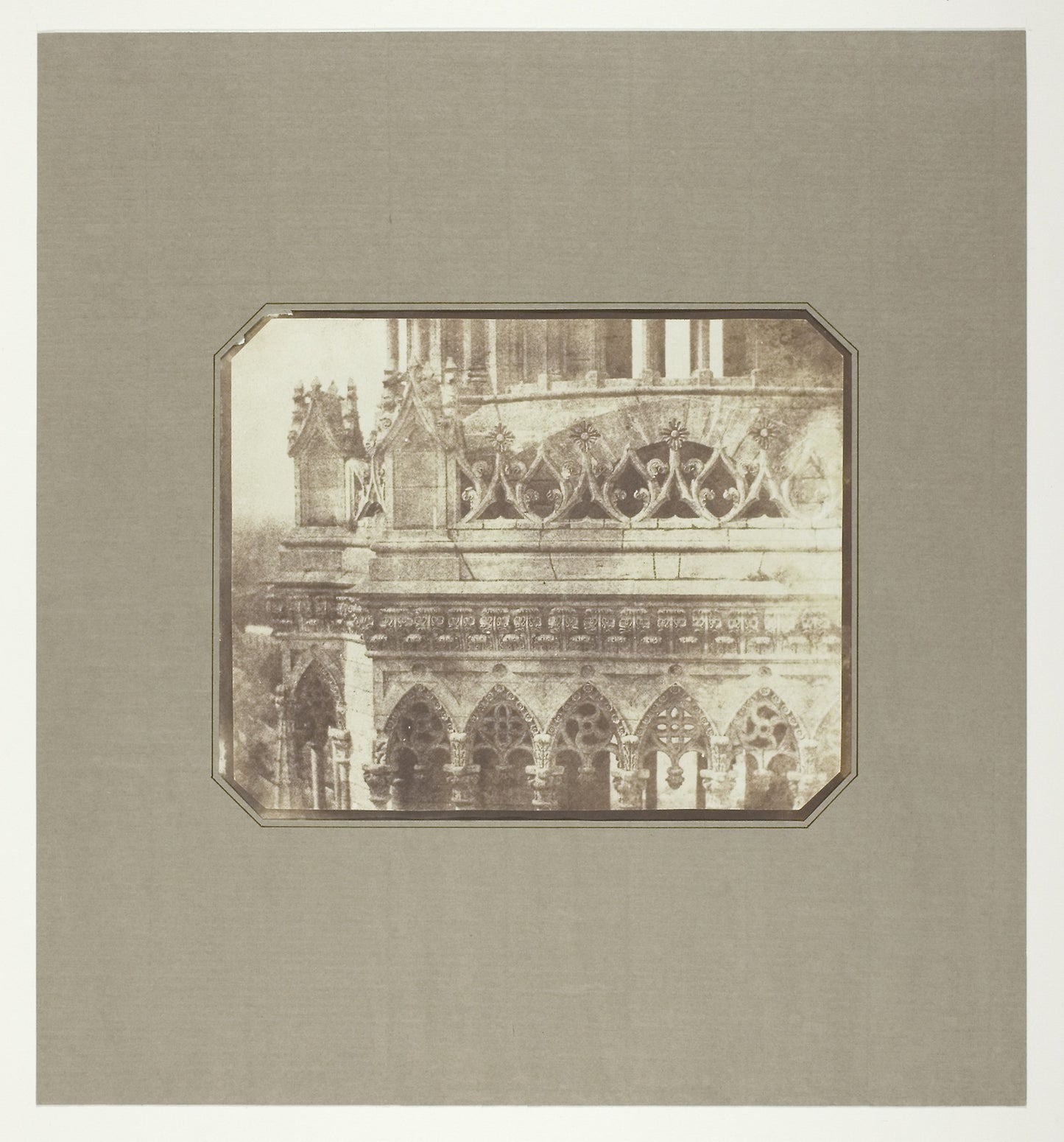 One of the Towers of Orleans Cathedral, as Seen from the Opposite Tower: William Henry Fox Talbot, Poster Print Wall Art
