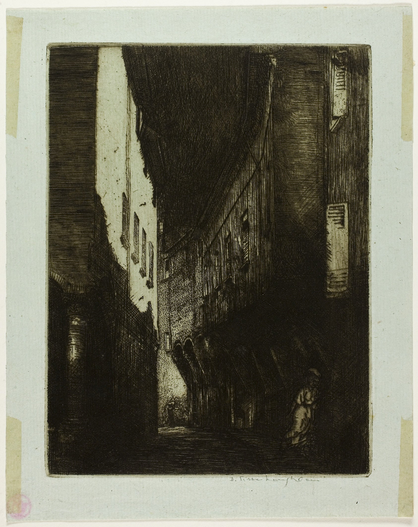 Via San Vitale, Bologna: Donald Shaw MacLaughlan,16x12"(A3) Poster