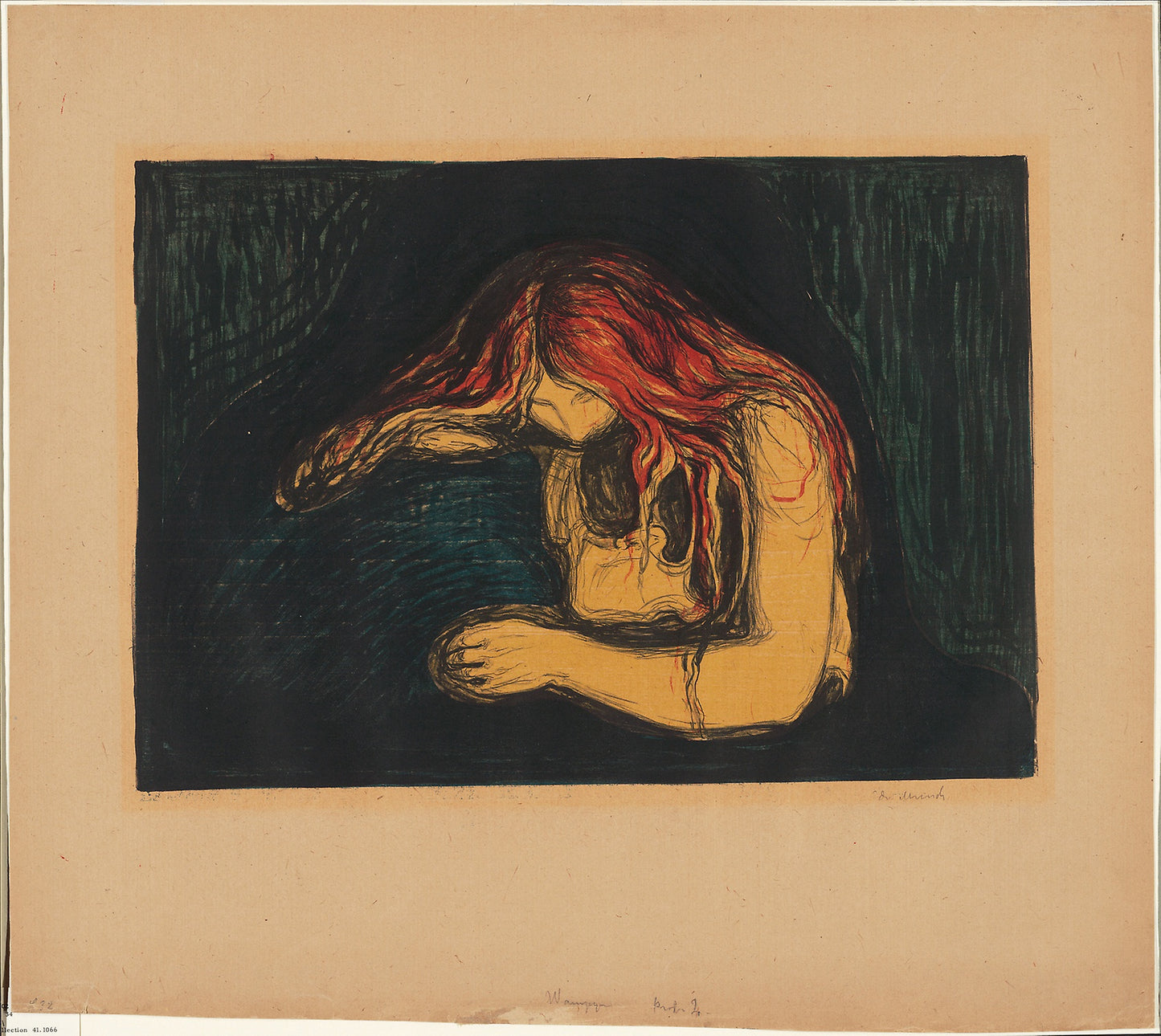 The Vampire II -  Edvard Munch,  Poster Print Wall Art