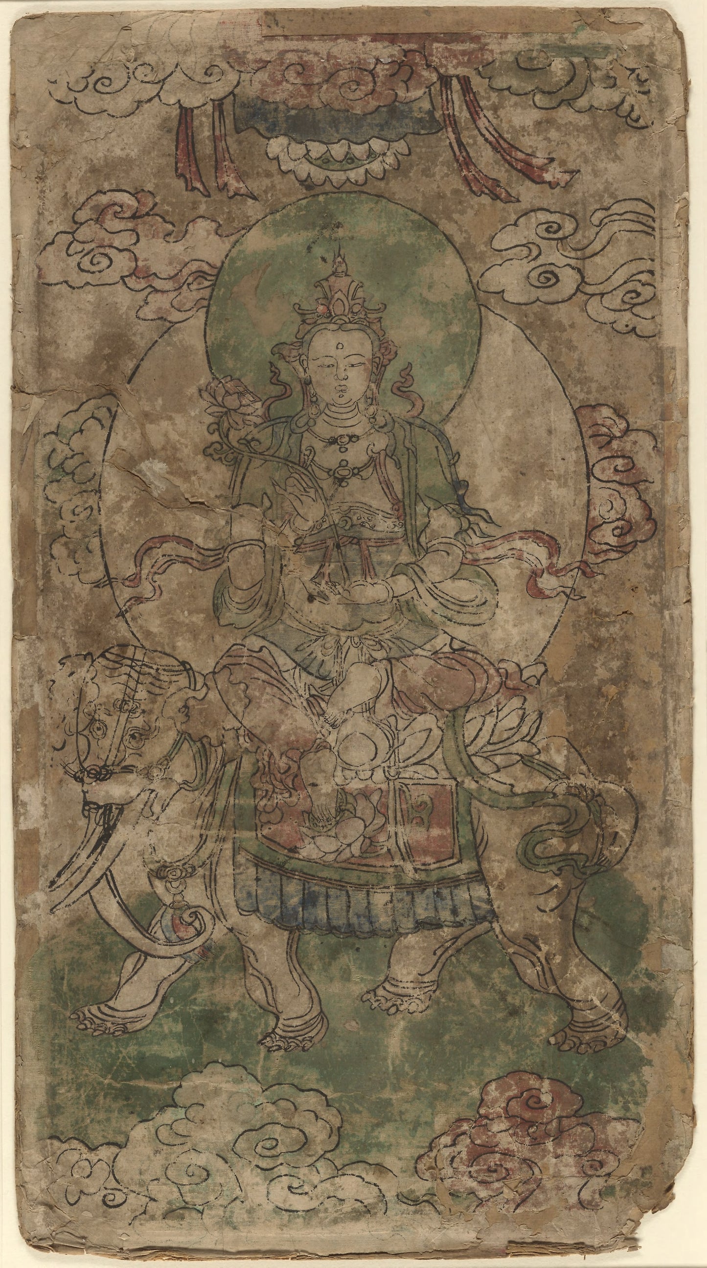 Puxian, the Bodhisattva of Benevolence -  Artist unknown,  Poster Print Wall Art