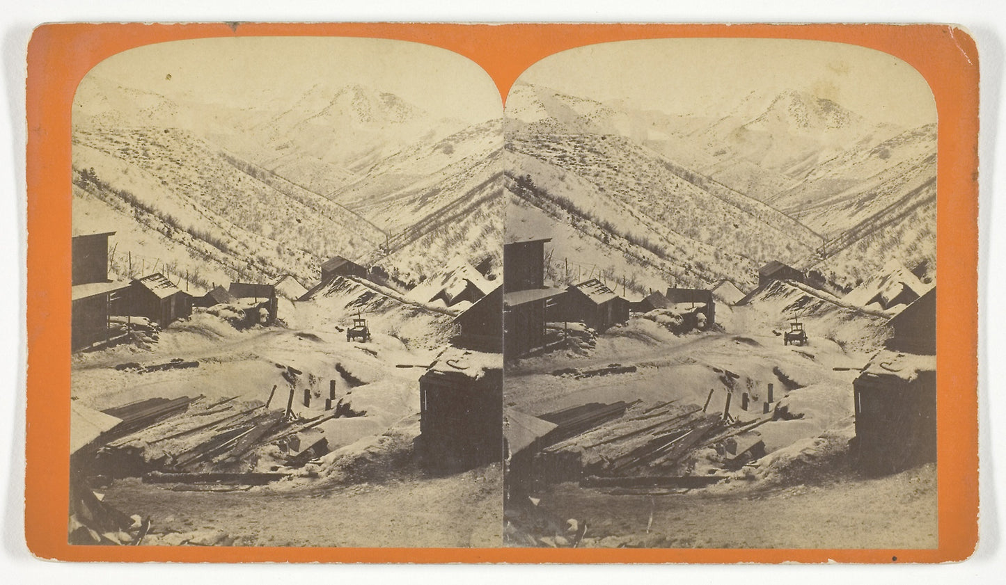 Bingham Canon, Telegraph Mine, near Salt Lake Utah -  C. W. Carter,  Poster Print Wall Art
