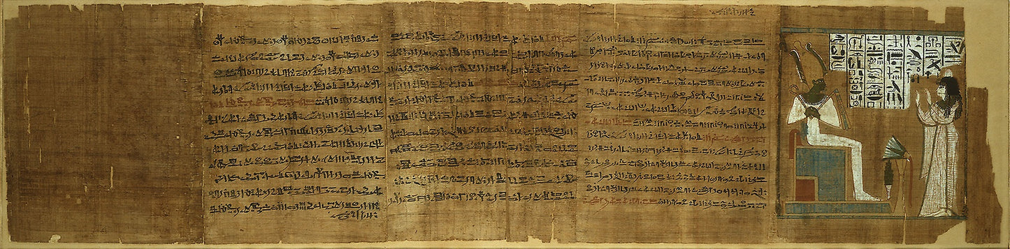 Scene from the Book of the Dead -  Egyptian,  Poster Print Wall Art