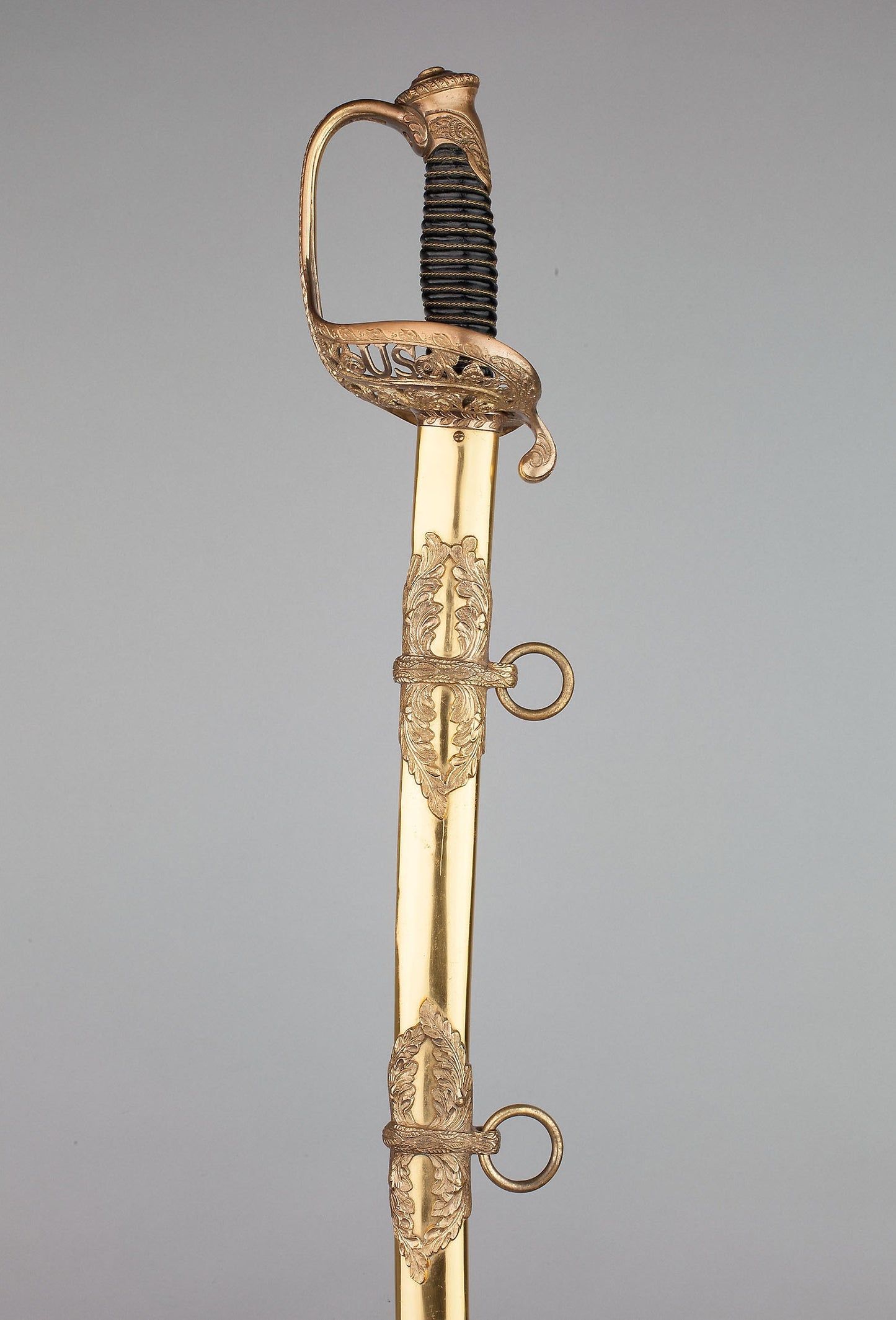 Cavalry Officer's Saber with Scabbard -  American,  Poster Print Wall Art