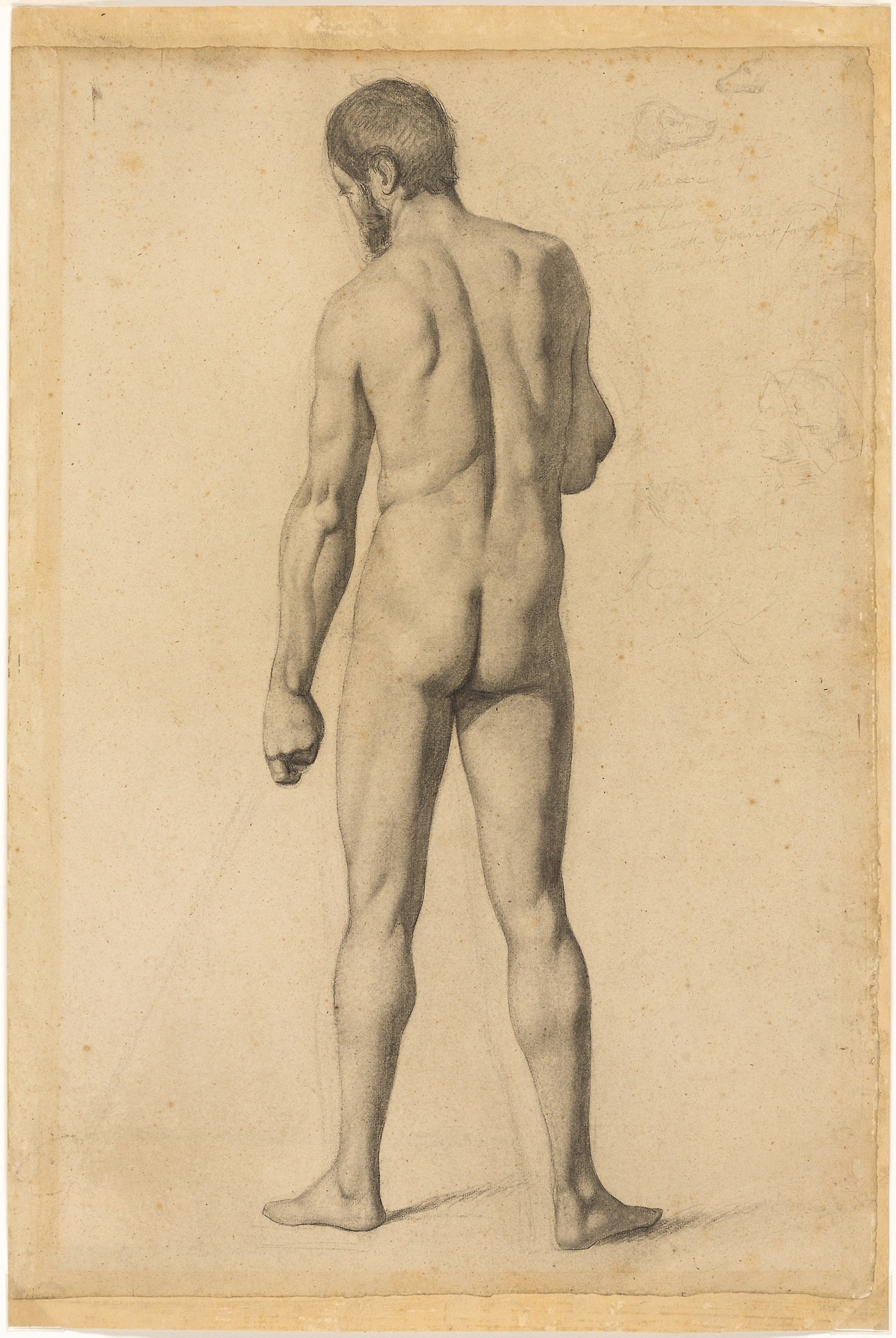 Academic Nude, Seen from the Back: Paul Cézanne,16x12"(A3) Poster