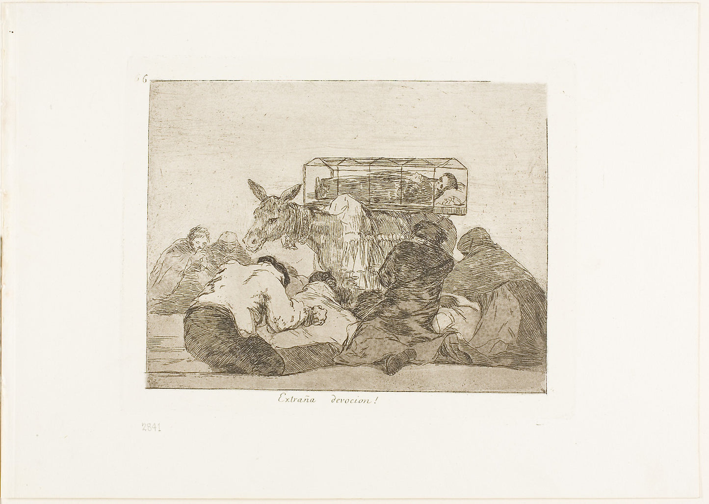 Strange Devotion!, plate 66 from The Disasters of War -  Francisco José de Goya y Lucientes,  Poster Print Wall Art