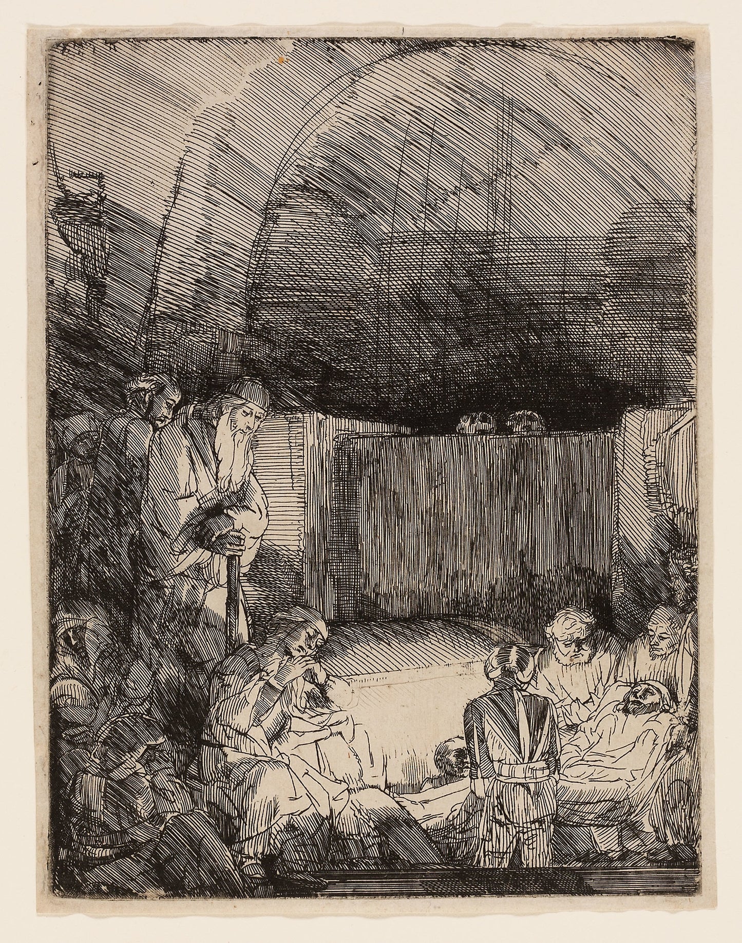 The Entombment -  Rembrandt van Rijn,  Poster Print Wall Art