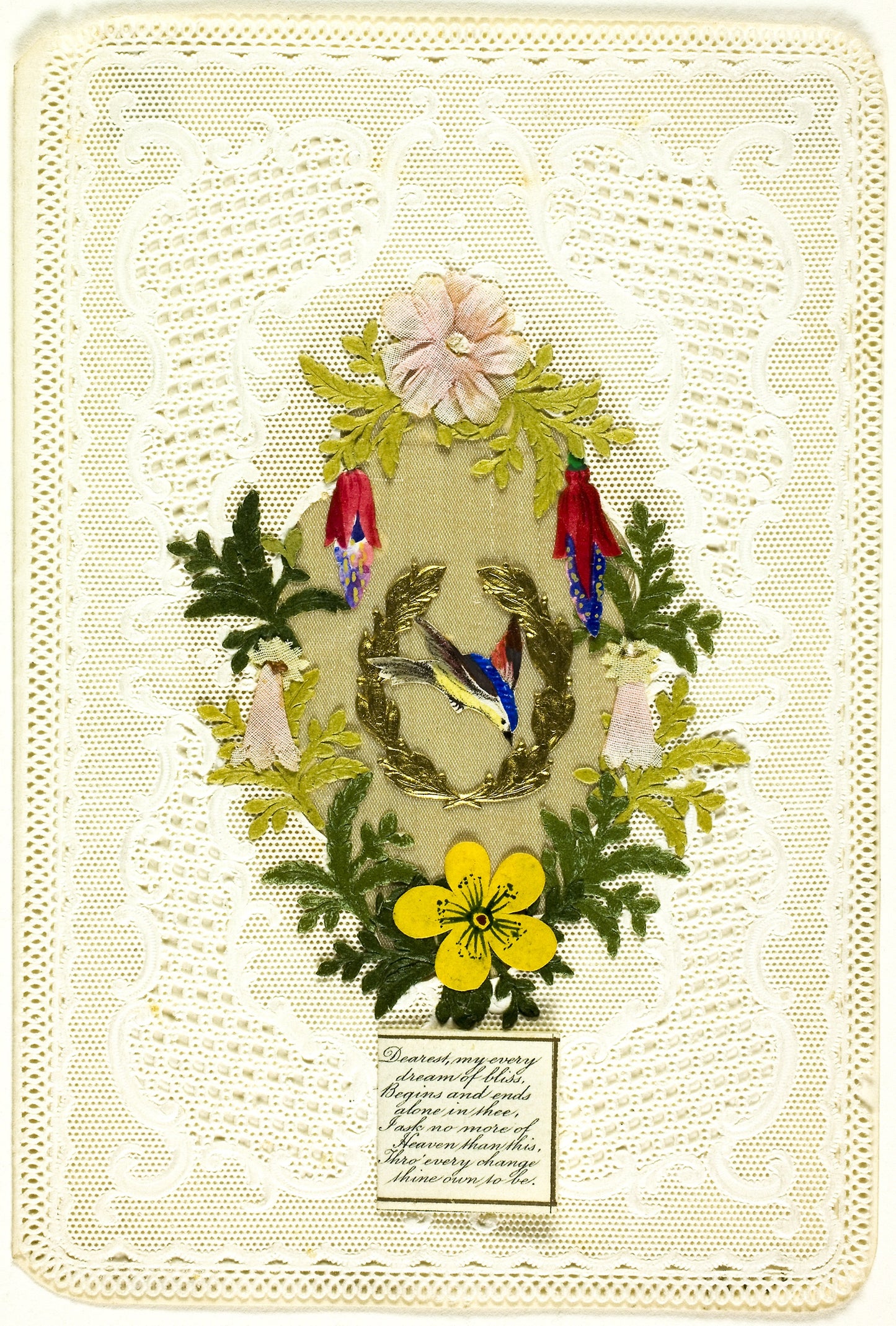 Dearest, My Every Dream of Bliss (valentine) -  Unknown Artist,  Poster Print Wall Art
