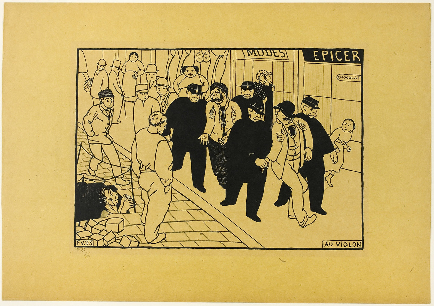 Off to the Jug -  Félix Edouard Vallotton,  Poster Print Wall Art