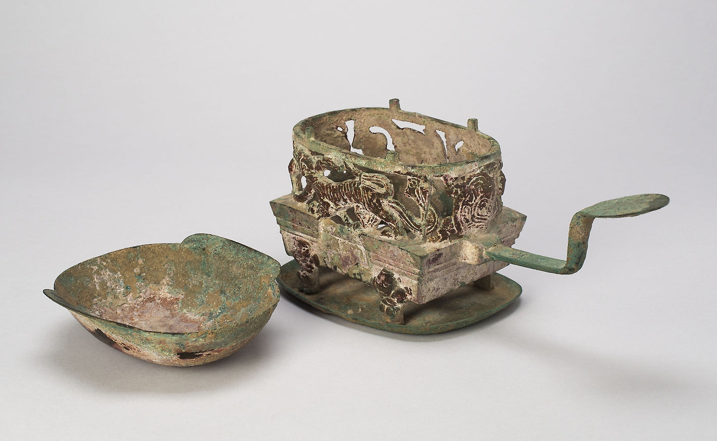 Eared Cup (Erbei) with Warming Stand (Lu) -  China,  Poster Print Wall Art